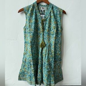 Sur La Vague cap sleeve mini dress size P